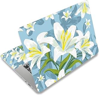 15 15.4 15.6 Inches Laptop Skin Sticker Universal 2.1 13 13.3 14 Netbook Skin Sticker Reusable Notebook Art Protector Cover Decal by AORTDES (Lily)