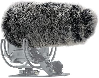 SUNMON Mic Furry Windscreen, VMP+ Windshield Compatible with Rode VideoMic Pro+ Plus Camera Microphone