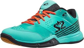 Salming Men's Viper 5 Squash Indoor Court Sports Shoes, Turquoise/Black, 8.5