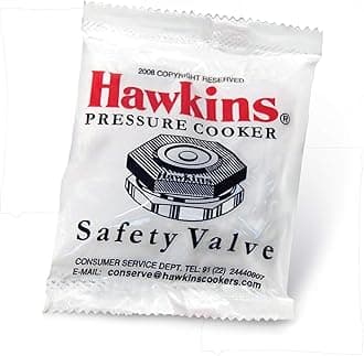 Aluminium Safety Valve For All Hawkins Pressure Cookers From 1.5 Litre To 14 Litre, Black, Standard (BP SV), 14 Liter