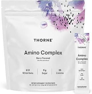 Amino Complex - Clinically-Validated EAA and BCAA Powder for Pre or Post-Workout - Promotes Lean Muscle Mass & Exercise Recovery* - Berry - NSF Certified for Sport - Dairy-Free - 30 Servings