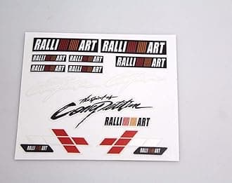 Reflective Car Sticker Windshield Window Vinyl Decal Set for Mitsubishi