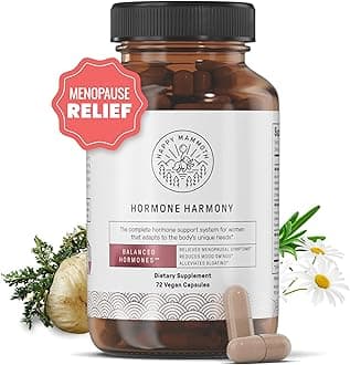 Happy Mammoth **Not Available Hormone Harmony Natural Hormonal Support for Women, Relief for Menopause, Perimenopause, Healthy Hormonal Balance, Hot Flashes. 72 Capsules.