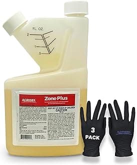 Agrisel Zone Plus Insect & Pest Control, Broad Spectrum, for Indoor & Outdoor, Effective Against 100 Pests, Eco-Friendly, 3-Pack of Disposable is Included with Purchase, 16 Ounce