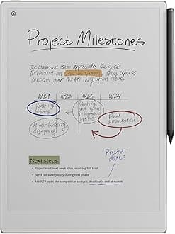 reMarkable Paper Pro Bundle Includes 11.8'' Paper Tablet and Marker Plus Pen with Eraser Gray