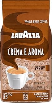 Lavazza L'Espresso Gran Crema Whole Bean Coffee Blend, Medium Espresso Roast, 2.2-Pound Bag