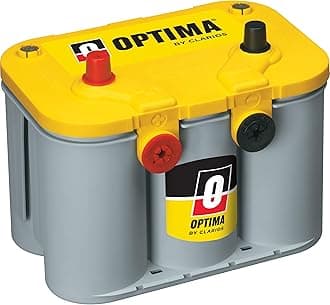 OPTIMA® Batteries High Performance D34/78 YELLOWTOP® Dual Purpose Sealed AGM Car, Truck and SUV Battery, 750 CCA, Dual Terminal, Maintenance Free, Versatile Mounting
