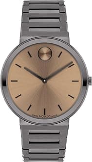 Bold Horizon Ultra Thin Watch for Men and Women - Swiss Made - Water Resistant 3ATM/30 Meters - Sleek and Slim Premium Luxury Wristwatch for Everyone - 40mm