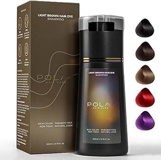 Generic PolarHair Instant Dye Shampoo, 3 in 1 for Gray Hair, Color Shampoo Hair Dye for Hair Coverage, Keeping Hair Healthy and Shiny (Light Brown)