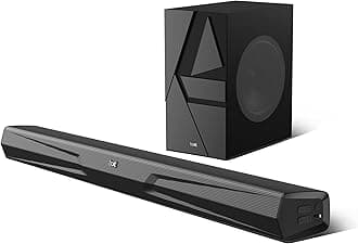 Boat Aavante Bar Quake Pro, 240W Signature Sound, 2.1CH, Wireless Subwoofer, BT v5.3, Multiple Ports, Bass & Treble Controls, Bluetooth Sound bar, Home Theatre Soundbar Speaker (Premium Black)