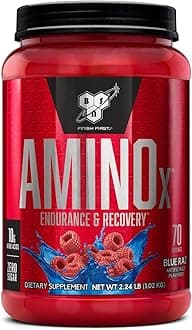 Bsn - Amino X Bcaa Powder Endurance And Recovery Agent Blue Raspberry 35.8 Oz. 125259