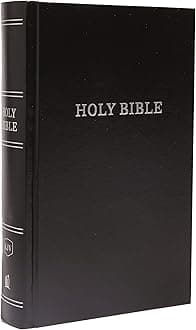 Kjv Pew Bib Lp Hardcover Black Red Lette