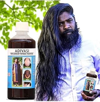 Adivasi Herbal Hair Oil Made By Pure Adivasi Ayurvedic Herbs, 500Ml