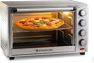 Oven Toaster Griller (OTG) - 60 litres, Steel with Rotisserie, Auto-Shut Off, Heat-Resistant Tempered Glass, 6-Stage Heat Selection Bake, Grill, Roast | Easy clean