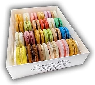 Assorted Macaron Cookies Gift Box - 24 Count