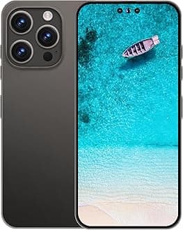 A14 PROMAX Unlocked Phone 8-Core Android Smartphone 8GB RAM + 256GB Storage 50MP + 24MP Cameras 6800mAh Battery 6.7-Inch HD Display 5G Dual SIM Unlocked Cell Phone (Black)