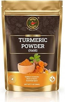 Spice Magic Turmeric Root Powder 7oz (200g) | Pure Ground Turmeric Root (curcuma) – for Curries, Soups, Teas, Masala & Golden Milk