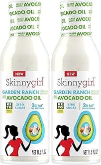 Sugar Free Gluten Free Avocado Oil Salad Dressing, Garden Ranch, 11.5 Ounce (Pack of 2)