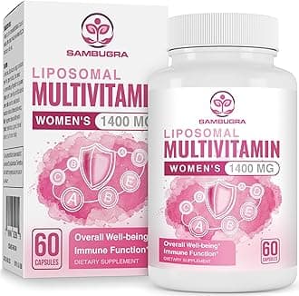 Liposomal Multivitamin for Women 1400MG - Womens Daily Multi Vitamins Supplements with Iron, Vitamin A, C, D, E and B Complex for Immune Health, Hair & Skin Support for Women 18+