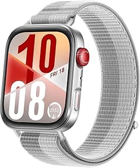 WATCH FIT4 Smart Watch, 1.82” Display, 100+ Sports modes, Fitness and Sleep Tracker, Heart Rate Monitor, Emotional Wellbeing Assistant, up to 10-Day Battery Life, iOS & Android, Grey