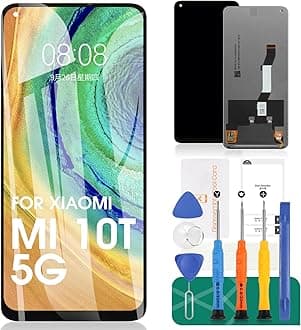 for Xiaomi Mi 10T 5G Screen Replacement for Xiaomi Mi 10T Pro 5G LCD Display Repair for Xiaomi Mi 10T 5G Touch Screen Digitizer Assembly Replacement(Not fit for Mi 10T Lite 5G)