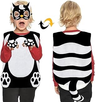 iROLEWIN Octopus Costume for Kids Fish Mask Under The Sea Animal Squid Costume Party Favors Toddler Dress-up Jellyfish Toys