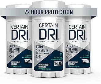 Certain Dri Antiperspirant Deodorant, Solid, 1.7 Ounce, Pack of 3