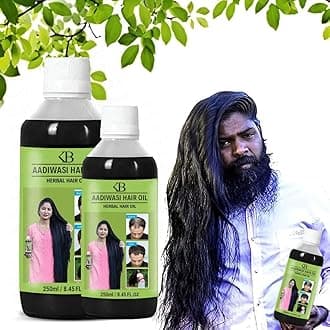 Neelamabari Aadivasi Herbal oil|Daily Hair Oil | Delays Premature Greying|Reduces Dandruff and Strengthens Hair | With Bringaraj, Neeli, Karnasphota and Amla|250 Grms