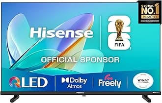 32" 32E5QTUK QLED FHD Smart TV - Quantum Dot Colour, Full HD, Dolby Atmos, Sports Mode, Games Mode, Dual Position Stand with Freely, Disney +, YouTube, Netflix
