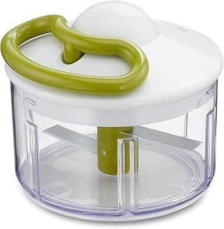 Tefal K13704 Manual Chopper Neo, 16.9 fl oz (500 ml), Washable Lid, Unique Double Twisted Blade