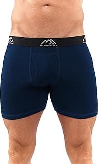 Merino.tech Merino Wool Underwear Mens - 100% Merino Wool Base Layer Boxer Briefs for Men