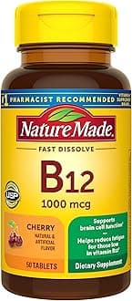 Nature Made Vitamin B-12 1000 MCG Sublingual, 50 Count