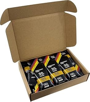 Precision Fuel PF30 Caffeine Energy Gel - Mild Flavour Running Gels for Endurance Athletes, 30g Carbohydrate, Easy-to-Digest, Perfect for Running & Long-Duration Sports (30 Gels)