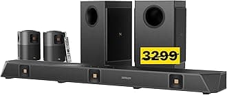 Dragon 11.4.6-Ch Surround System w Dolby Atmos/DTS:X Pro (Pro Cinema Engine), HiFi AMTs, Dual-Opposing 8" Subs, Bipolar Surr, 6 Discrete Height Ch, 3000 Watts Max Output. AVR-Grade Soundbar