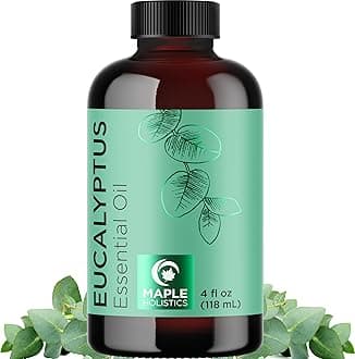 Pure Eucalyptus Essential Oil 4oz Invigorating Home Spa Aromatherapy and Natural Bath Oil - Eucalyptus Oil for Diffuser Dry Scalp Care and DIY Skin Care