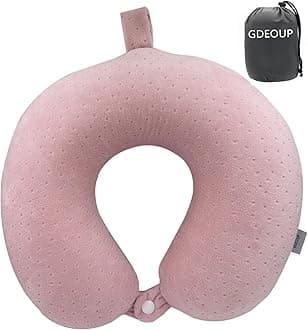 Travel Memory Foam Neck Pillow Support Pillow,Luxury Compact & Lightweight Quick Pack for Camping,Sleeping Rest Cushion