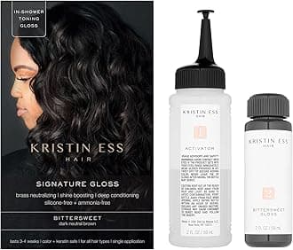 Kristin Ess Signature Hair Gloss - Bittersweet: Dark Neutral Brown