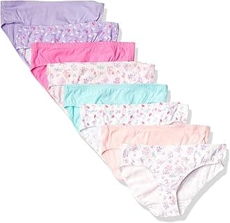 HanesGirls' Ultimate 8-Pack Organic Cotton Brief