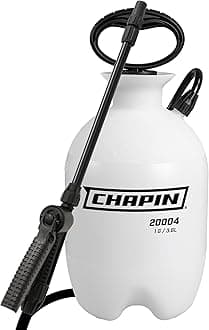 Chapin 20004 Pump Sprayer, 1-Gallon SureSpray Translucent Tank with an Easy Fill Funnel-Top Opening, Adjustable Cone Nozzle & 34" Long Reach Hose, Used for Fertilizer, Pesticides, Weeds & Pests