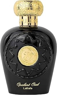 Lattafa Opulent Oud for Unisex Eau de Parfum Spray, 3.4 Ounce