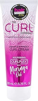 The Curl Company Enhance & Perfect Curl Cream (200ml) - Professionally Formulated with Nourishing Curplex with Moringa Oil. Experts in Curls & Waves
