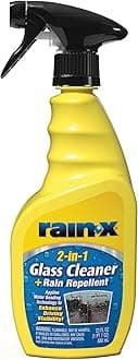 Rain-X 5071268 Glass Cleaner + Rain Repellent, 23 oz., Pack of 1