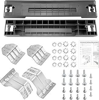UPGRADED SKK-8K & SKK-7A Stacking Kit Fit for Samsung Washer & Dryer 27 Inch Front Load Laundry by Techecook - Samsung Stackable Washer Dryer Kit Including All Parts - Replace for SK-5A SK-5AXAA