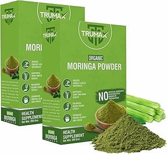Organic Moringa Powder (200g) |Drumstick Leaf Powder | Natural Multi-vitamin |Good for Immunity, Digestion, skincare and Haircare | 100% Natural and Preservative-free (Pack of 2)