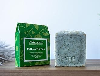 Nettle & Tea Tree Soap Clyde Soaps, Cold Process, Palm Oil & Plastic Free, Ec...