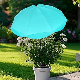 Plant Umbrellas for Outdoor Plants, Adjustable Garden Shade Umbrella Larger Size Plants Shade Cover Umbrella Sun Protection for Potted Plants Garden Beds from Direct Sunlight