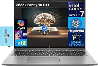 HP ZBook Firefly 16 G11 AI Business Laptop 16.0" IPS FHD+ Display (Intel Core Ultra 7 155U, 64GB DDR5, 2TB SSD, Copilot, Backlit KB, Fingerprint, 2 Thunderbolt 4, Win11Pro) w/DKZ USB Port Expander