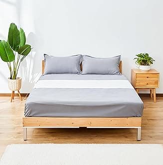 GroundingWell Grounding Sheet, Fits All Bed Sizes, Organic Cotton + Silver Fiber, 20" x 104"