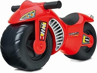 COO11 Ride-On Bike for Toddlers – Push-Along Balance Motorcycle with Handlebars, Foot-to-Floor Design, Indoor & Outdoor Safe Play, Fun Motorbike Toy Gift for Boys & Girls Ages 1-2 Years (Red)