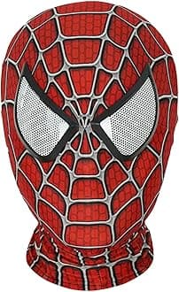 edcjakeRole Play Masks Halloween Mask Cosplay Costumes Mask Adult Kids Spandex Fabric Material